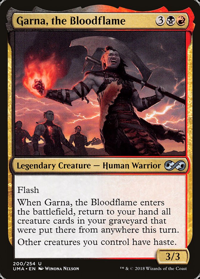 Garna, the Bloodflame [Ultimate Masters] Foil
