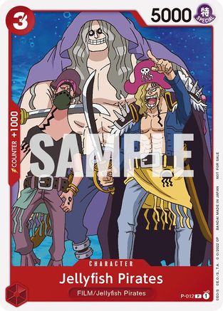 Jellyfish Pirates (One Piece Film Red) (P-012) - [One Piece Promotion Cards]