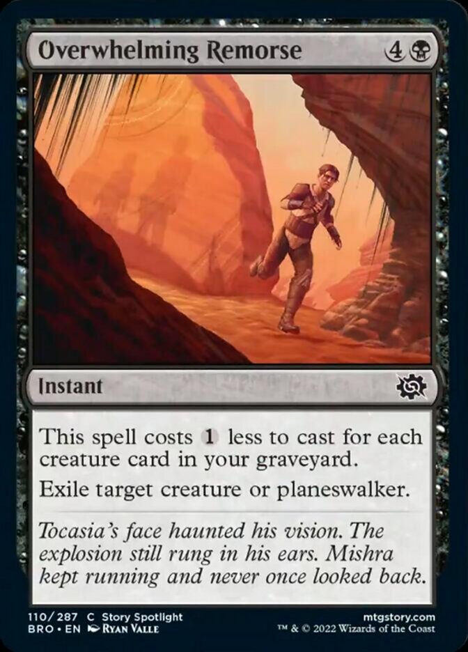 Overwhelming Remorse [The Brothers' War] Foil