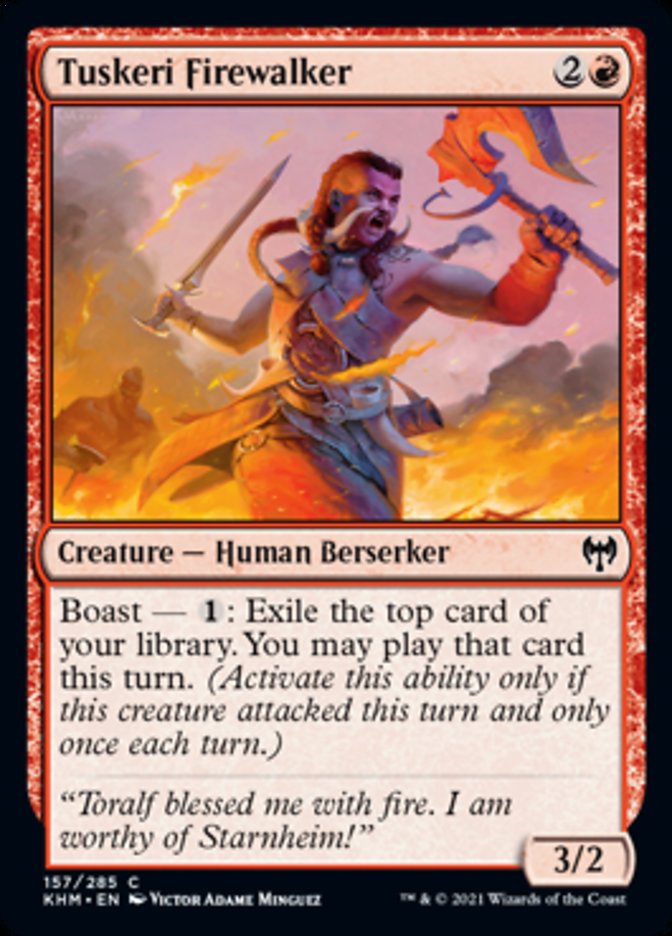 Tuskeri Firewalker [Kaldheim] Foil