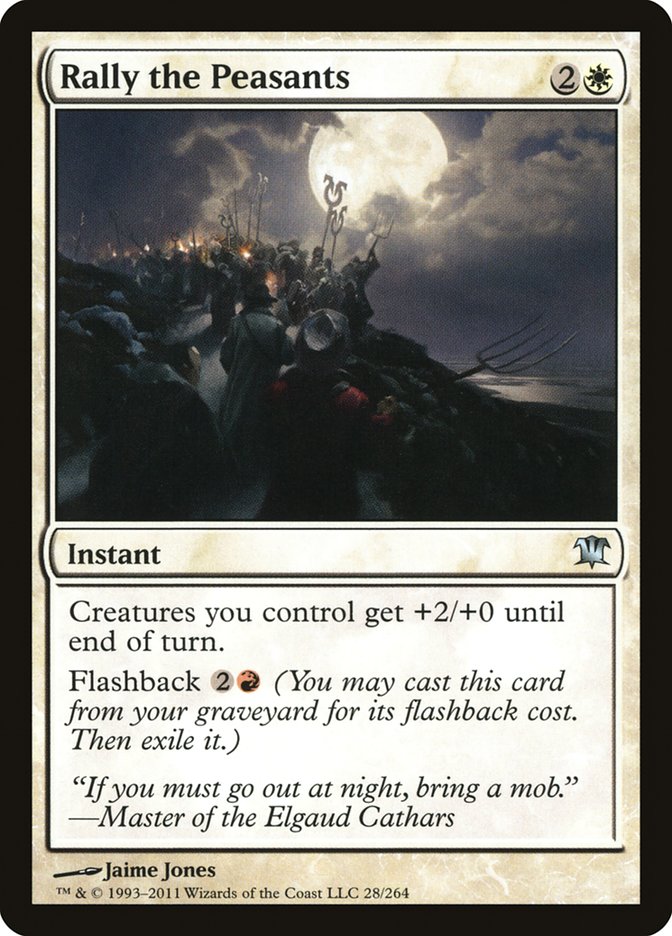 Rally the Peasants [Innistrad] Foil