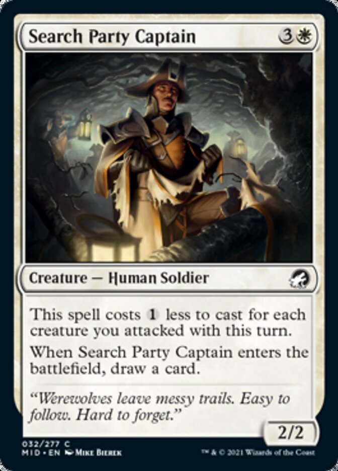 Search Party Captain [Innistrad: Midnight Hunt] Foil