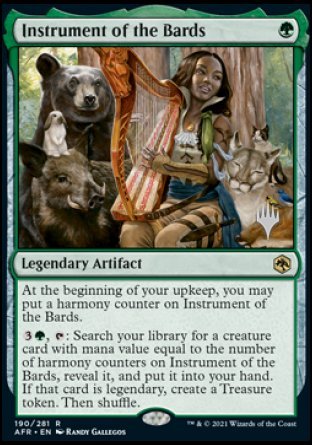Instrument of the Bards (Promo Pack) [Dungeons & Dragons: Adventures in the Forgotten Realms Promos] Foil