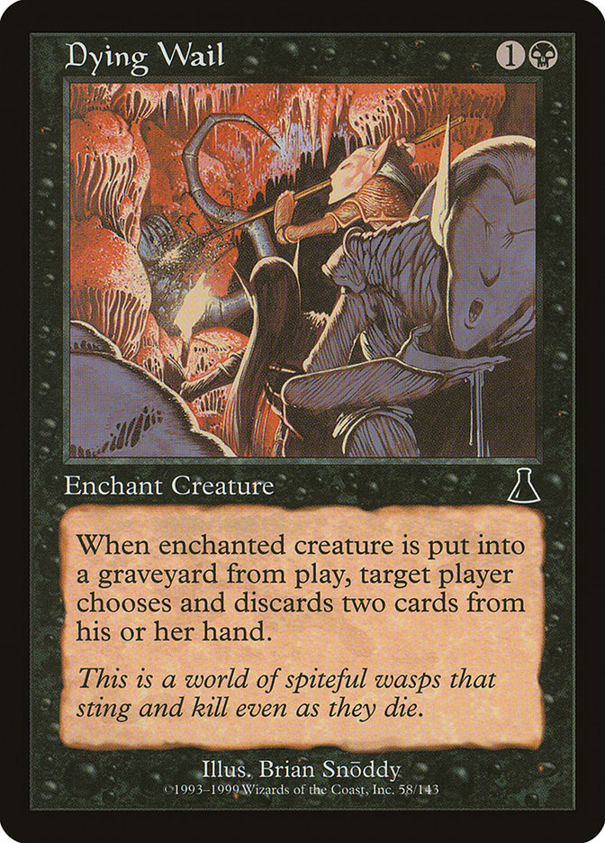 Dying Wail [Urza's Destiny] Foil
