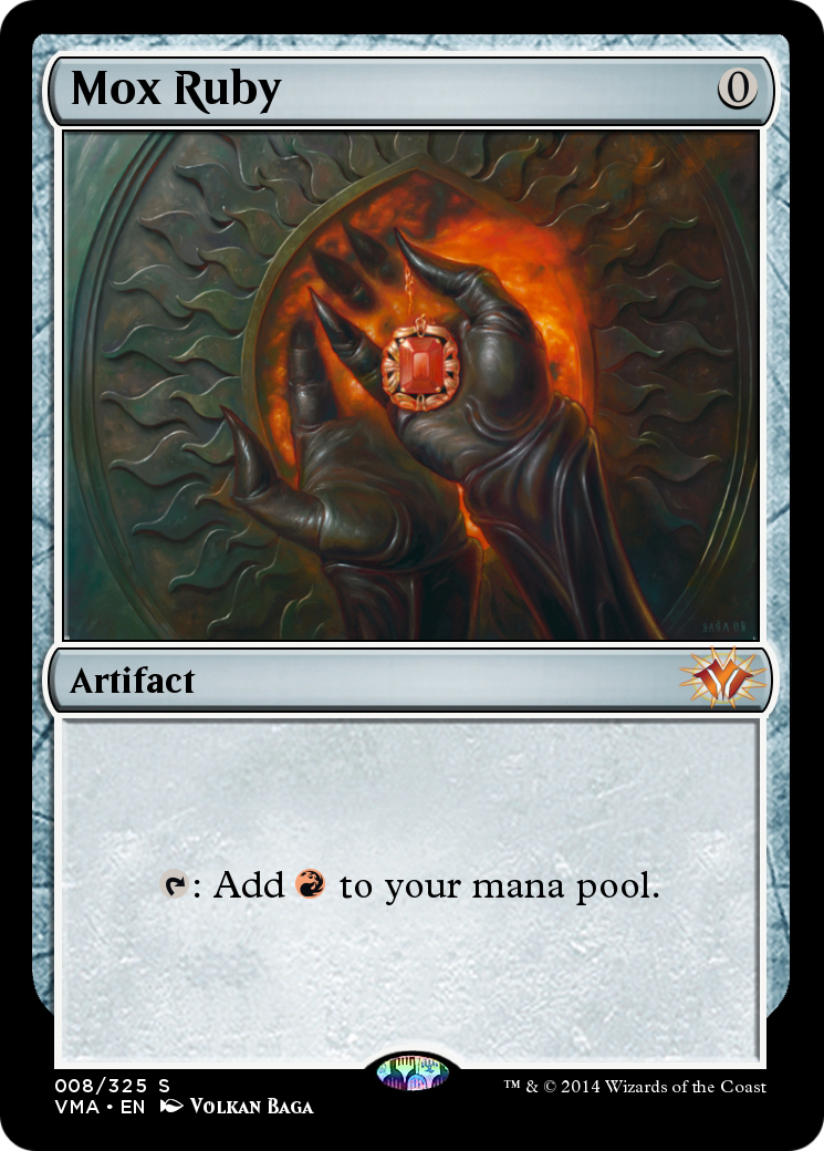 Mox Ruby  [Vintage Masters] Foil