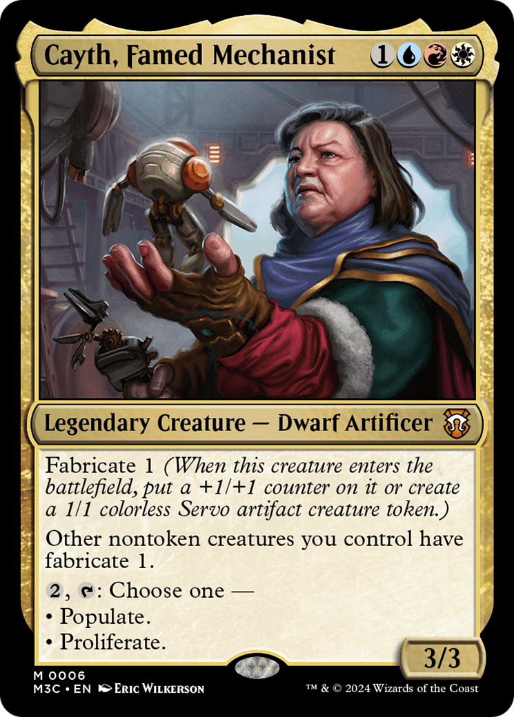 Cayth, Famed Mechanist [Modern Horizons 3 Commander] Foil