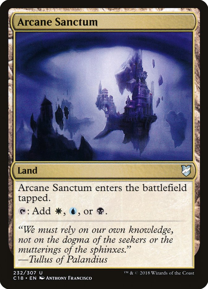 Arcane Sanctum [Commander 2018] Foil