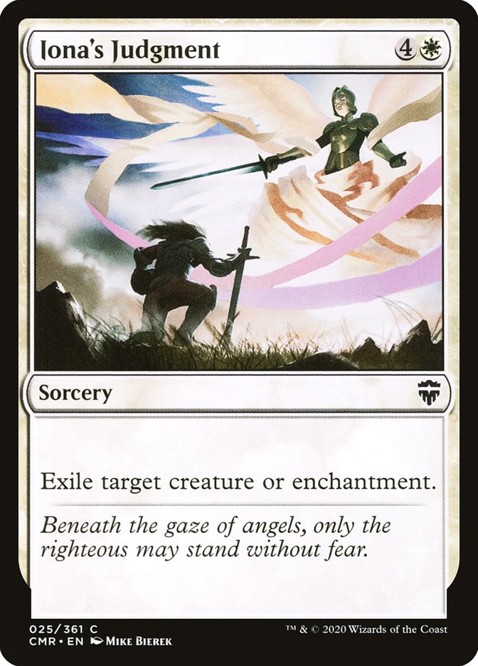 Iona's Judgment [Commander Legends] Foil