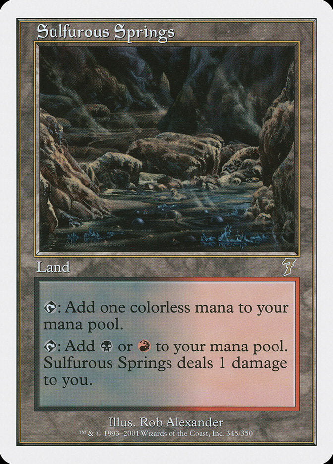 Sulfurous Springs [Seventh Edition] Foil