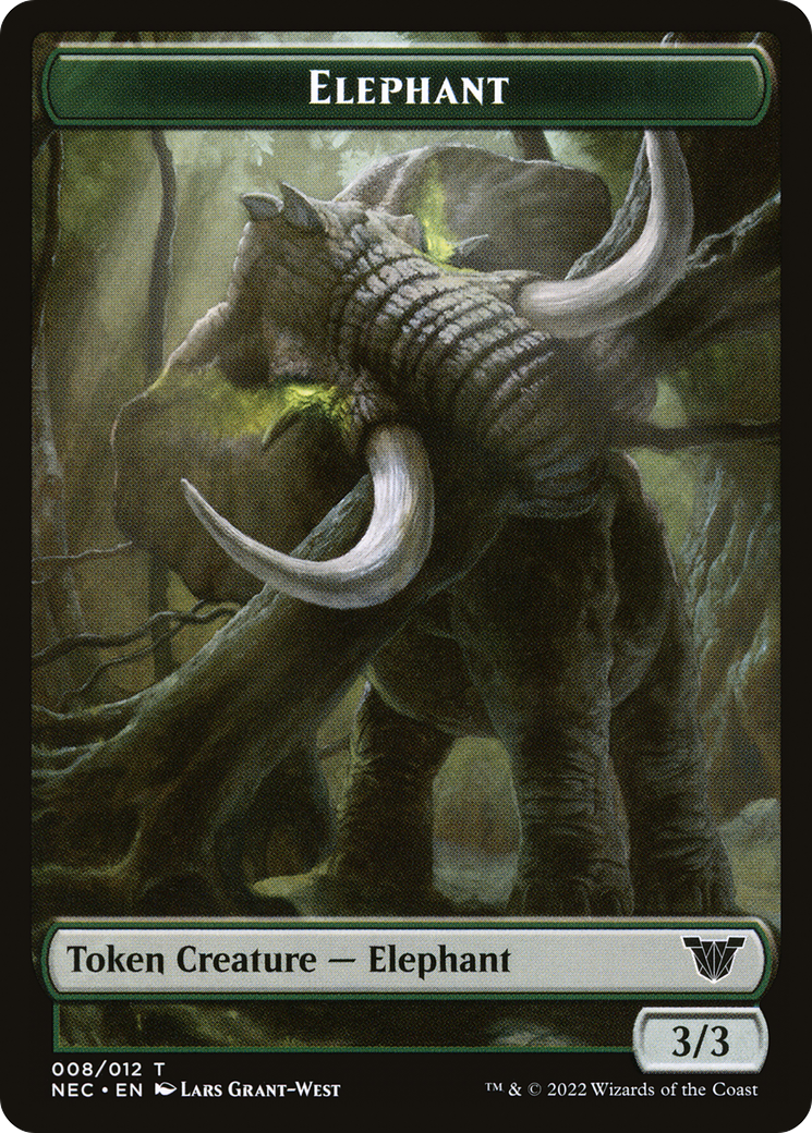 Elephant  [Neon Dynasty Commander Tokens] Foil