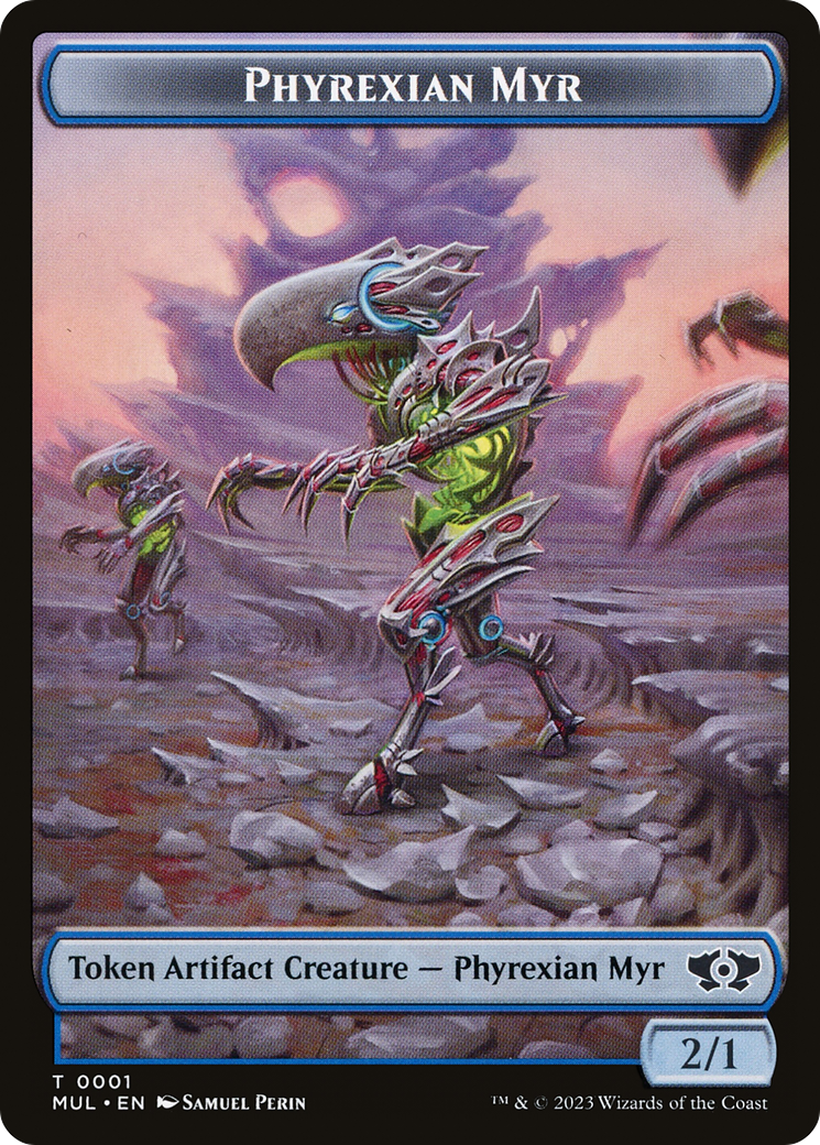 Phyrexian Myr  [Multiverse Legends Tokens] Foil