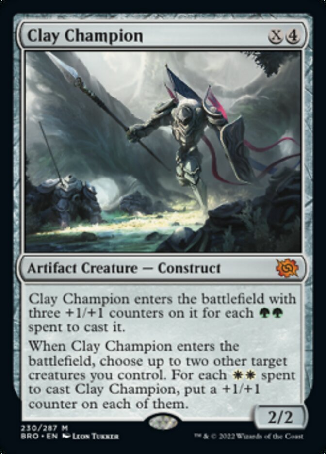 Clay Champion [The Brothers' War] Foil