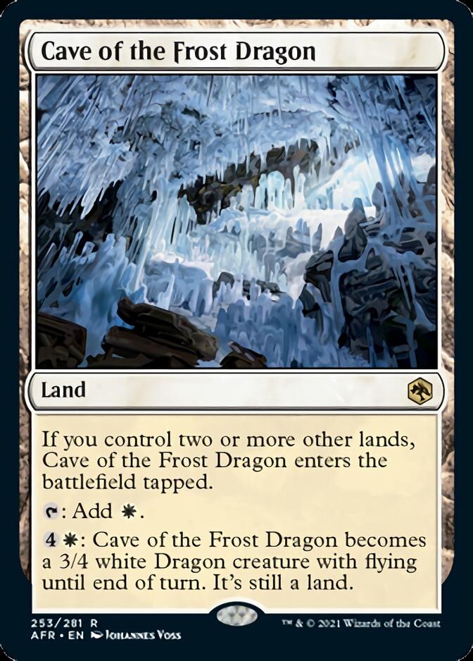 Cave of the Frost Dragon [Dungeons & Dragons: Adventures in the Forgotten Realms] Foil