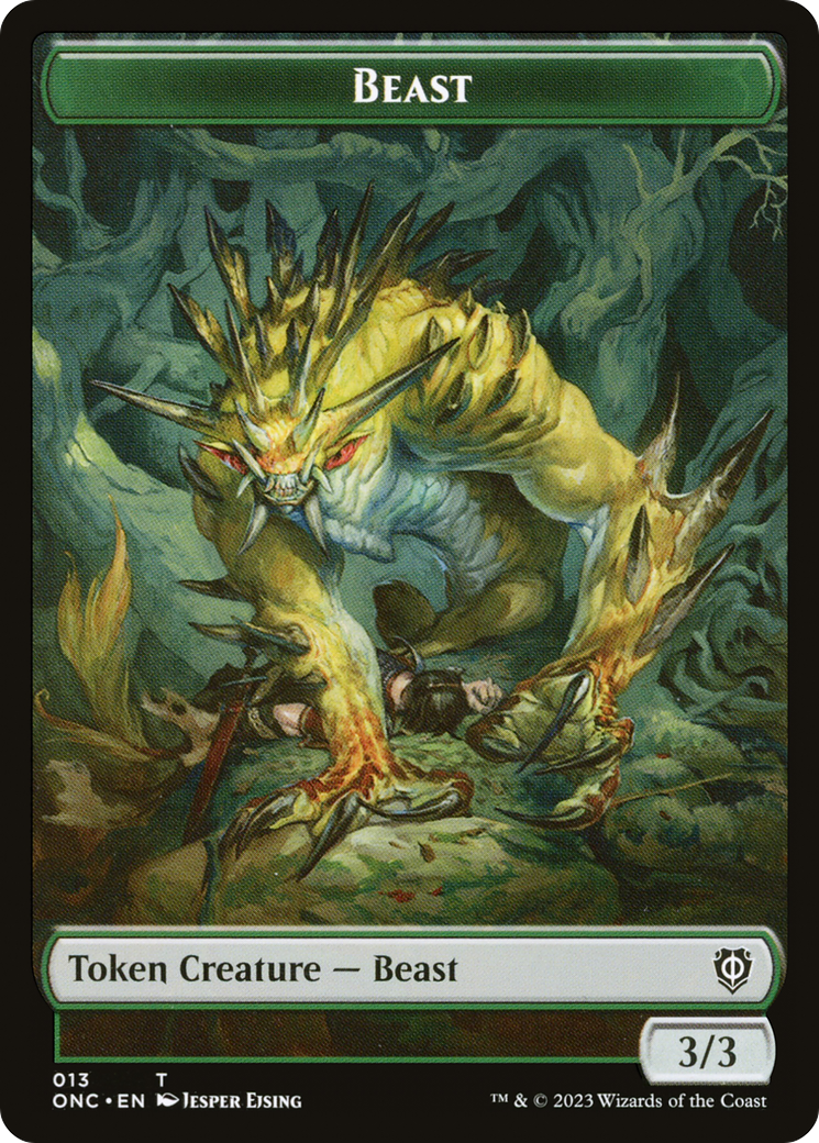 Beast  [Phyrexia: All Will Be One Commander Tokens]