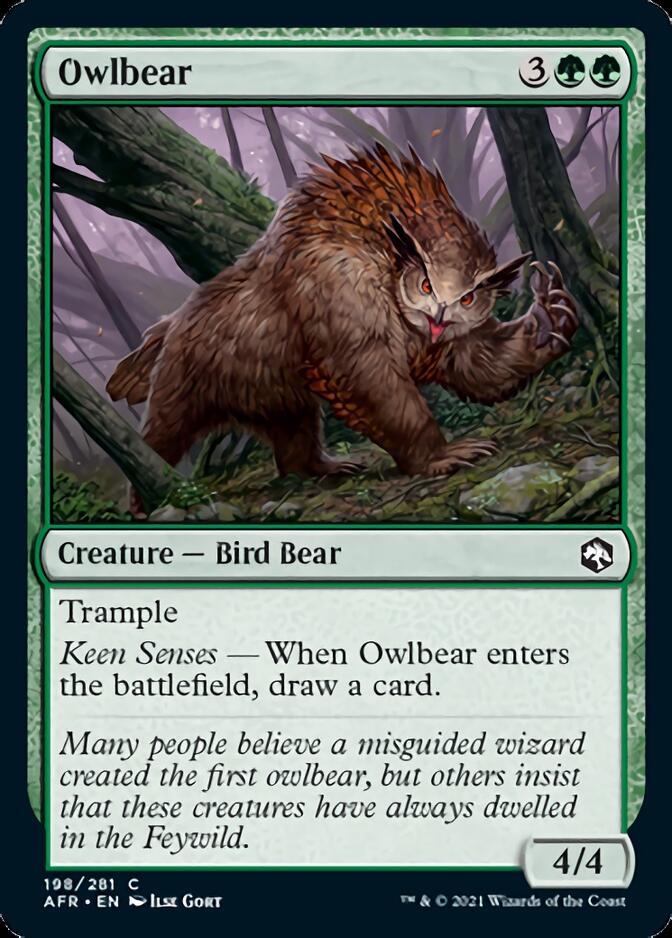 Owlbear [Dungeons & Dragons: Adventures in the Forgotten Realms] Foil