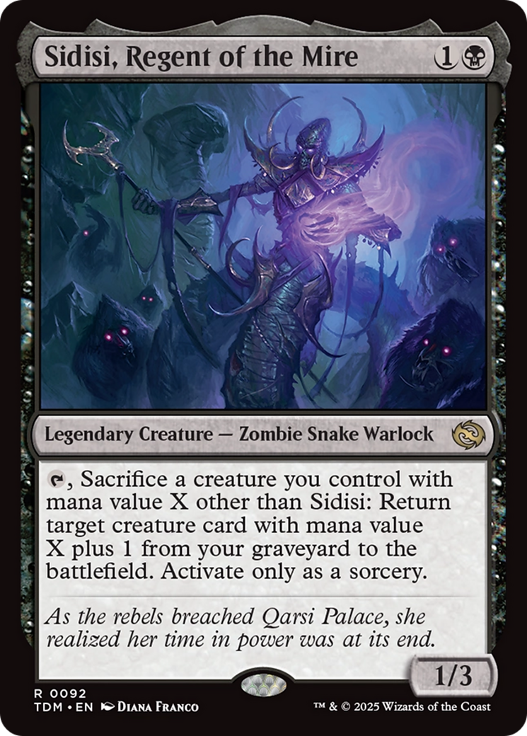 Sidisi, Regent of the Mire [Tarkir: Dragonstorm] Foil
