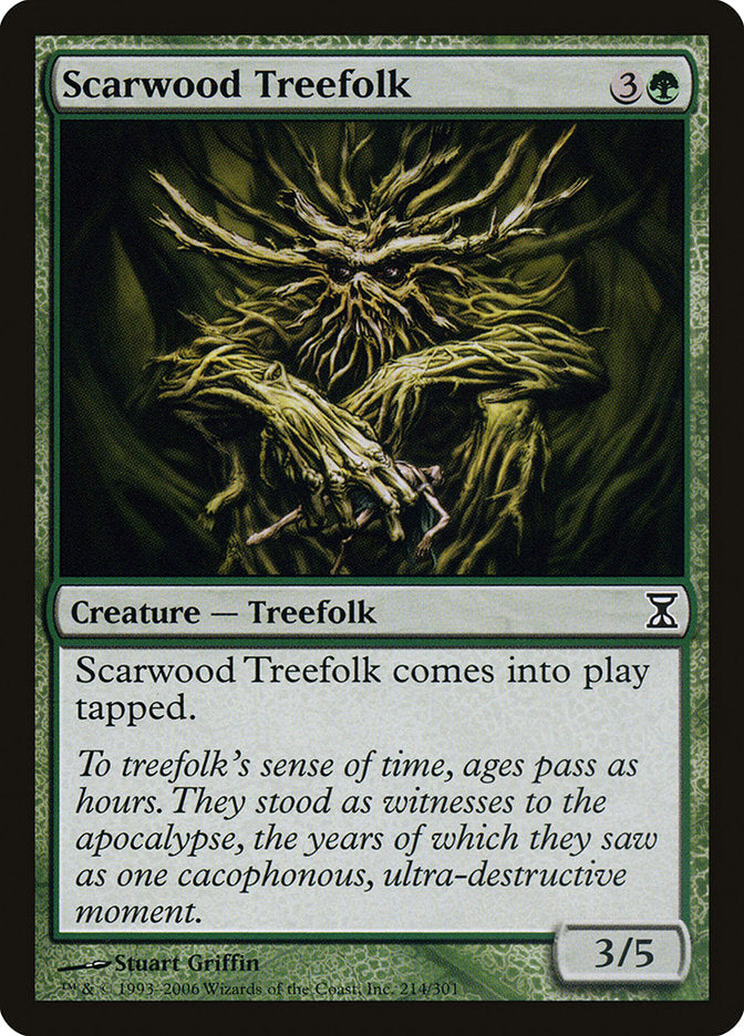 Scarwood Treefolk [Time Spiral] Foil