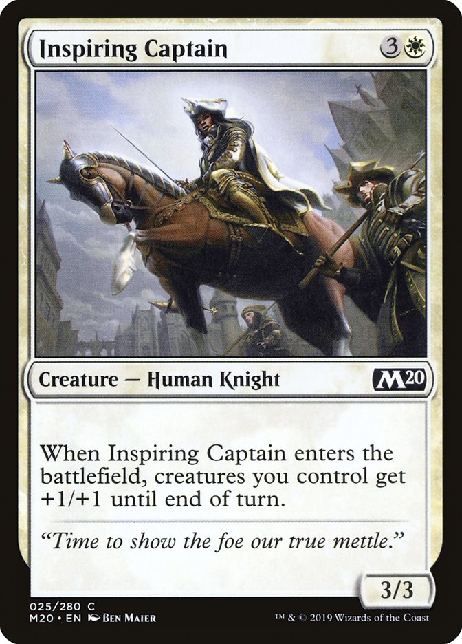 Inspiring Captain [Core Set 2020] Foil