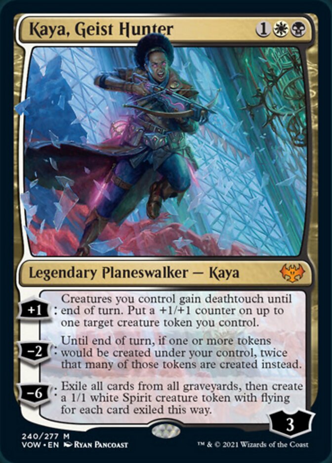 Kaya, Geist Hunter [Innistrad: Crimson Vow] Foil