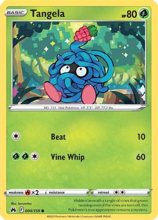 Tangela (004/159) [Sword & Shield: Crown Zenith] Reverse Holofoil