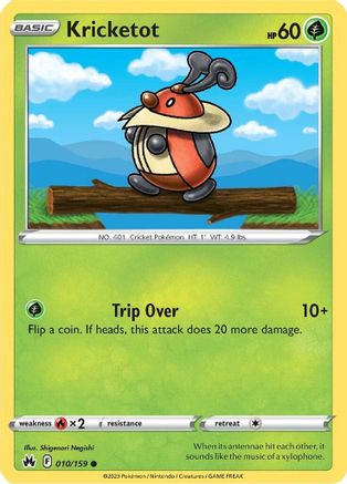 Kricketot (010/159) [Sword & Shield: Crown Zenith] Reverse Holofoil