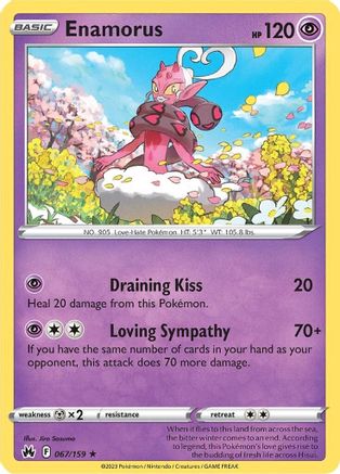 Enamorus (067/159) [Sword & Shield: Crown Zenith] Reverse Holofoil