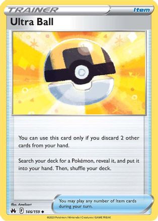 Ultra Ball (146/159) [Sword & Shield: Crown Zenith] Reverse Holofoil