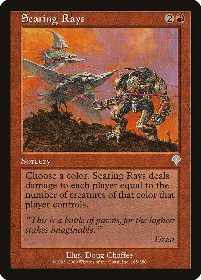 Searing Rays [Invasion] Foil