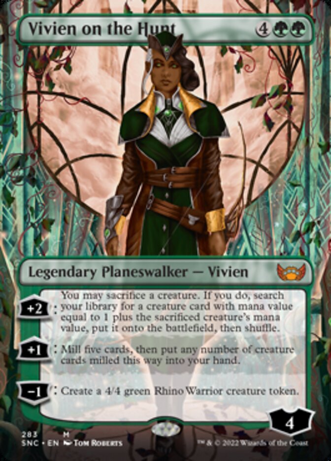 Vivien on the Hunt (Borderless) [Streets of New Capenna] Foil