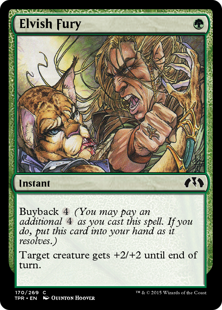 Elvish Fury  [Tempest Remastered] Foil