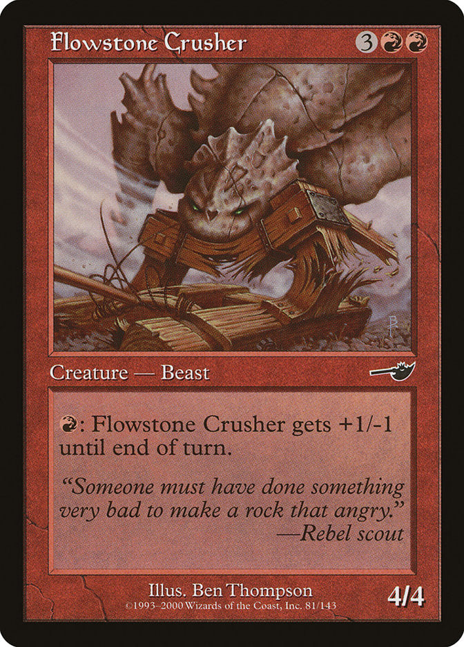 Flowstone Crusher [Nemesis] Foil