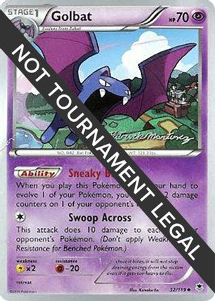 Golbat (32/119) (Punches 'n' Bites - Patrick Martinez) [World Championships 2015]
