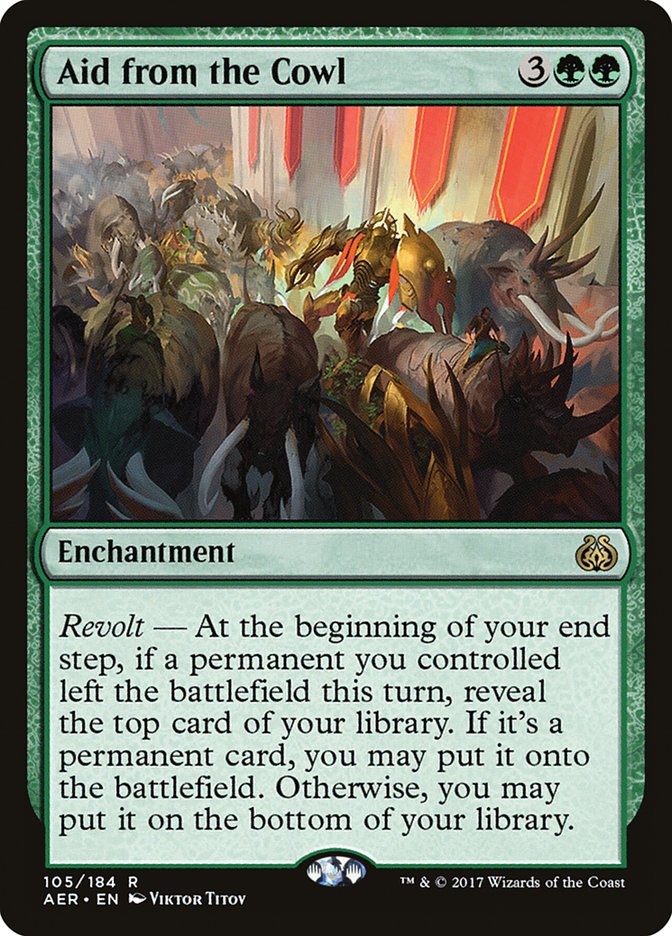 Aid from the Cowl [Aether Revolt] Foil
