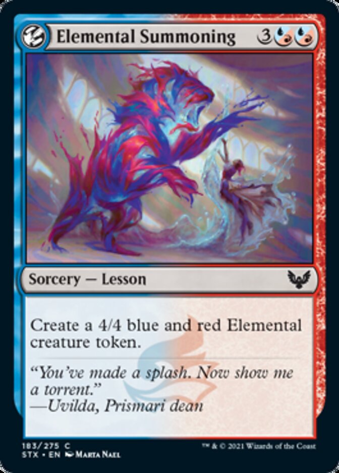 Elemental Summoning [Strixhaven: School of Mages] Foil
