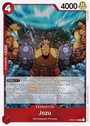 Jozu (OP02-008) - [Paramount War] Foil