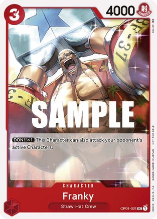 Franky (Tournament Pack Vol. 2) (OP01-021) - [One Piece Promotion Cards]