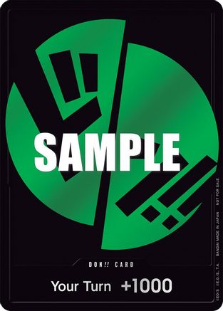 DON!! Card (Green) - [One Piece Promotion Cards] Foil