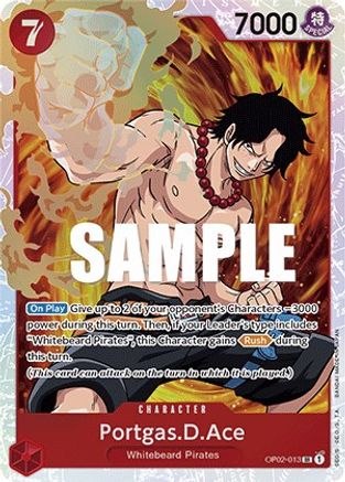 Portgas.D.Ace (OP02-013) - [Paramount War] Foil