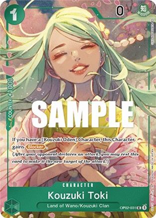 Kouzuki Toki (Box Topper) (OP02-031) - [Paramount War] Foil