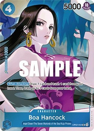 Boa Hancock (Box Topper) (OP02-059) - [Paramount War] Foil