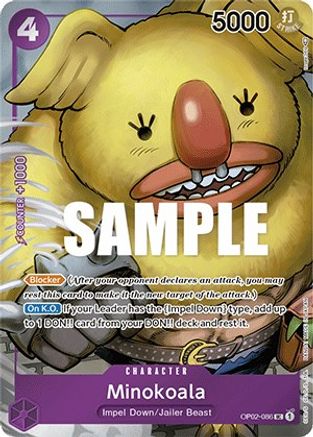 Minokoala (Box Topper) (OP02-086) - [Paramount War] Foil