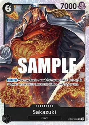 Sakazuki (OP02-099) - [Paramount War] Foil