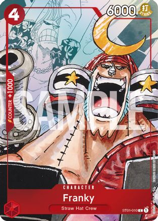 Franky - ST01-010 (Alternate Art) (ST01-010) - [One Piece Promotion Cards] Foil