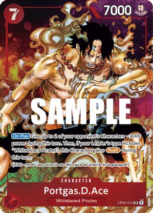Portgas.D.Ace (Parallel) (OP02-013) - [Paramount War] Foil