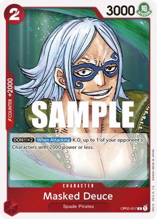 Masked Deuce (OP02-017) - [Paramount War] Foil