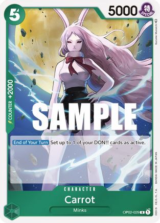 Carrot (OP02-029) - [Paramount War] Foil