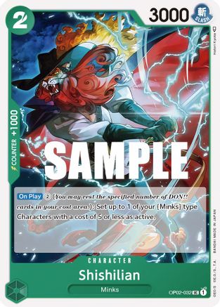 Shishilian (OP02-032) - [Paramount War]