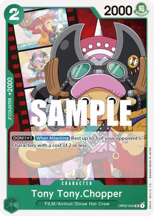 Tony Tony.Chopper (OP02-034) - [Paramount War]