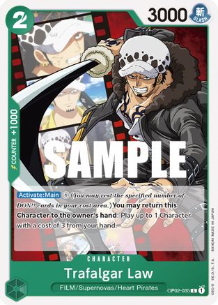 Trafalgar Law (OP02-035) - [Paramount War]
