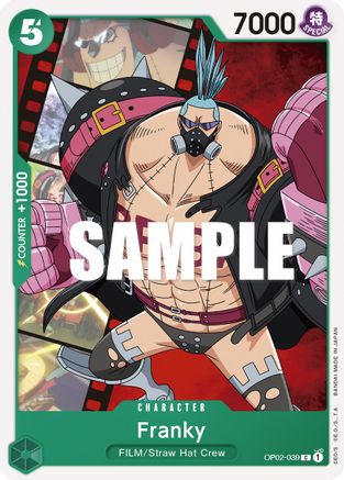 Franky (OP02-039) - [Paramount War]